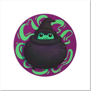 Witch Frog Posters and Art